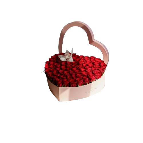 Big heart shaped box